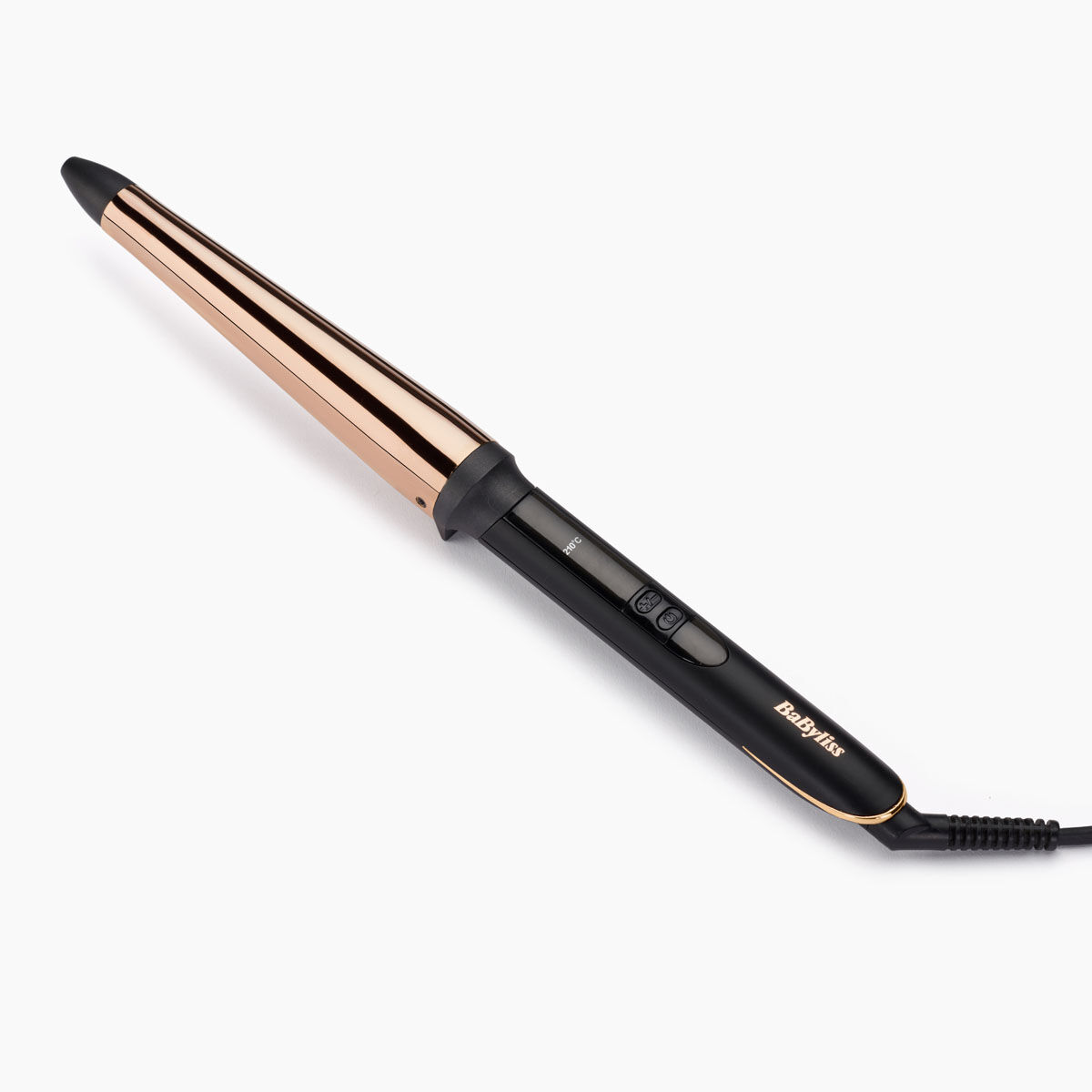 Angled view of Titanium Brilliance Conical Wand